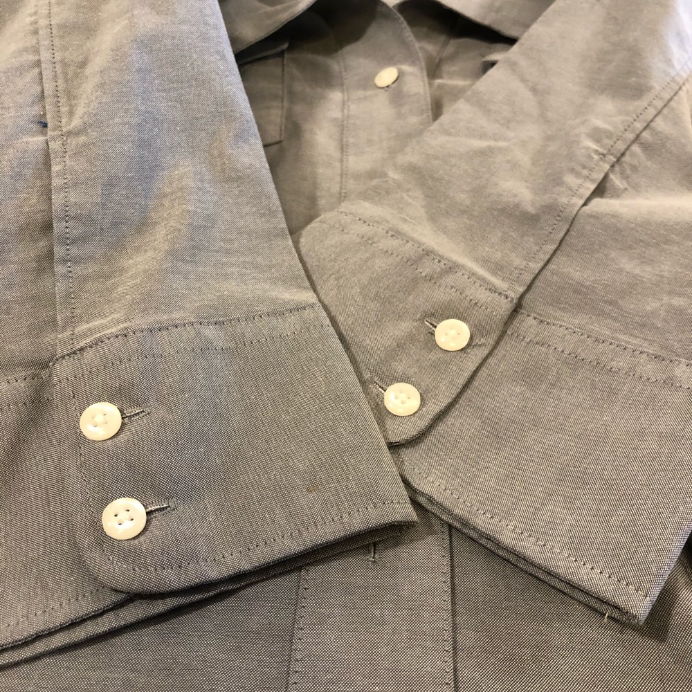 Van Heusen button up blouse 3/4 sleeve M - Picture 4 of 5